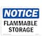 Signmission Safety Sign, OSHA Notice, 5" Height, 7" Width, Flammable Storage Sign, Landscape OS-NS-D-57-L-12782 - alternate 1